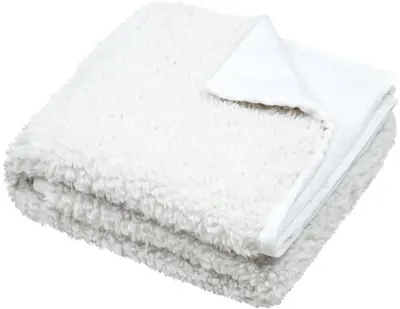 Pătură STOF - Brebis, 130 х 160 cm, Off-White