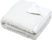 Pătură STOF - Brebis, 130 х 160 cm, Off-White
