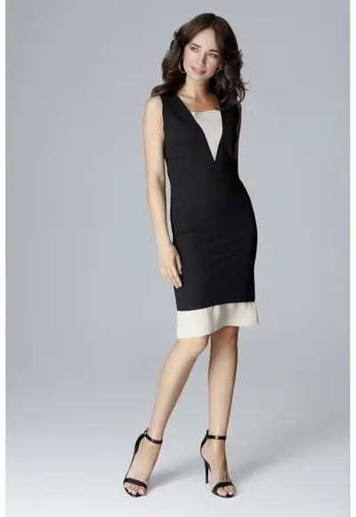 Rochie de zi model 123810 - Negru