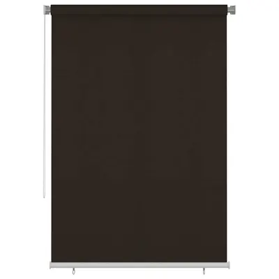 vidaXL Jaluzea tip rulou de exterior 165 (l) x 230 (î) cm, maro, HDPE