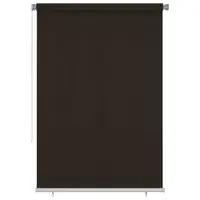 vidaXL Jaluzea tip rulou de exterior 165 (l) x 230 (î) cm, maro, HDPE