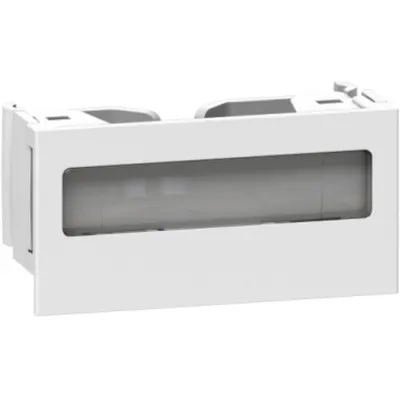 Unica system+, Suport eticheta Unica, alb polar