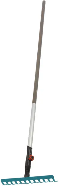 Greblă de grădină Gardena - Combisystem, 30 cm, cu mâner 130 cm