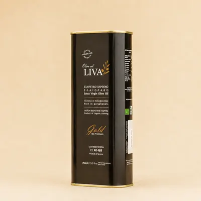 Ulei extravirgin masline GOLD TIN 750ml ECO