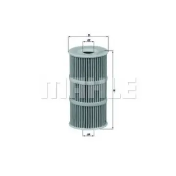 Filtru ulei MAHLE ORIGINAL OX 389 1D