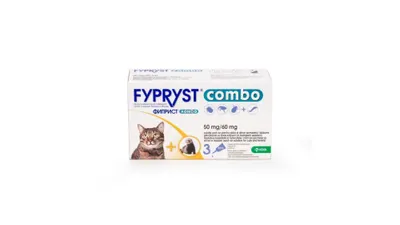 Fypryst Combo, solutie antiparazitara pentru pisici, 50 mg, Cutie cu 3 Pipete