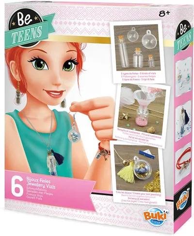Set creativ Buki Be Teens - Fa-ti singur propriile bijuterii cu eprubete