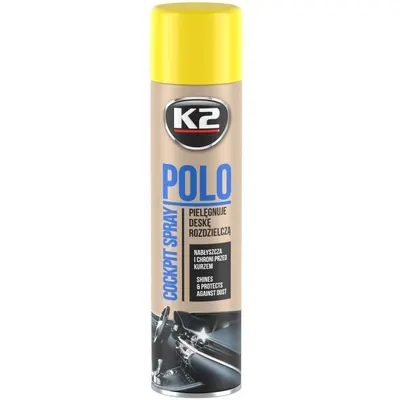 K2 Polo Cockpit Spray Silicon Bord Lamaie 600ML K406CY
