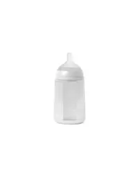 Biberon din silicon, 240ml, Colour Essence SX Pro debit mediu, transparent