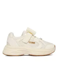 Pantofi sport copii - textil - bej - inchidere Velcro