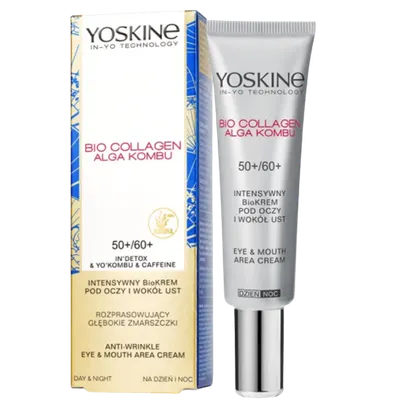 Crema antirid pentru zona ochilor Bio Collagen Alga Kombu 50+/60+,15ml, Yoskine