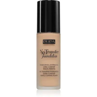 PUPA Milano No Transfer Foundation make up hidratant SPF 15 culoare Nude 30 ml