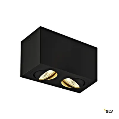 TRILEDO Double, LED Indoor ceiling light, black, 3000K, 16W