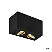 TRILEDO Double, LED Indoor ceiling light, black, 3000K, 16W