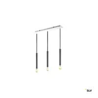 FITU PD, indoor pendant, E27, brushed aluminium, max. 60W