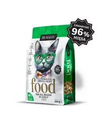 DR MALOU Hrană uscată liofilizată pui cu somon pentru pisici 2x500 g