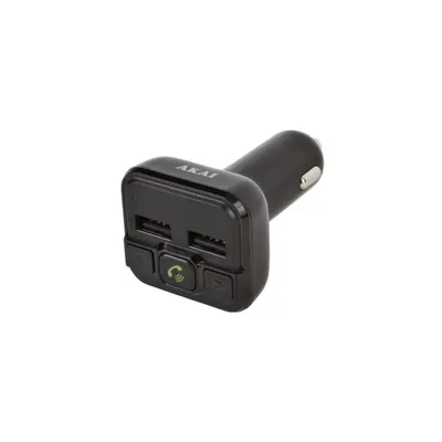 Modulator FM Akai , Bluetooth, USB, Micro SD Card reader, functie incarcator telefon, microfon incorporat, egalizator Cod: FMT-20BT
