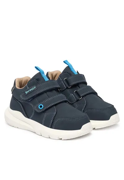 Pantofi sport copii - A089 - piele ecologica - albastru marin