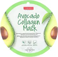Purederm Mască de față folie Avocado Collagen, 18 ml