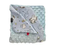 Paturica Minky pentru copii 75x75 cm K-637 Unicorn