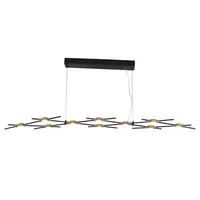 Modular Led Pendant 24w 3000k, Negru+gold