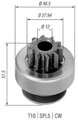 Bendix electromotor FORD FOCUS 1.8D intre 1998-2004
