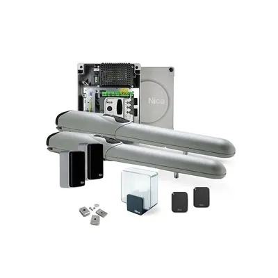 Kit automatizare poarta batanta Nice WINGOKIT 3524 FULL, 200 Kg/canat, 3.5 m/canat, 24 V