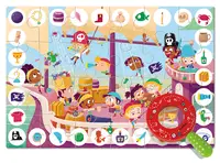 Puzzle 24 piese - Zoom - Pirati