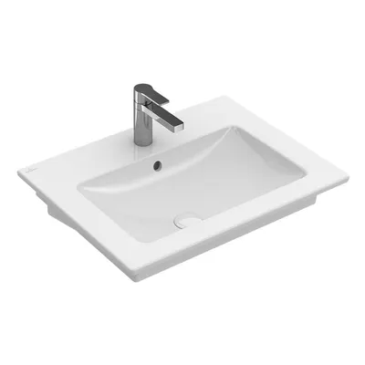 Lavoar baie suspendat alb lucios 60 cm, dreptunghiular, Villeroy Boch Venticello