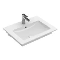 Lavoar baie suspendat alb lucios 60 cm, dreptunghiular, Villeroy Boch Venticello