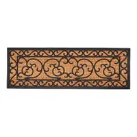 Covoraș de intrare din fibre de nucă de cocos 40x120 cm Ornament – Esschert Design
