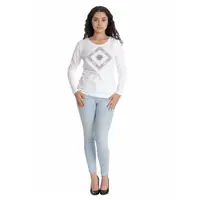 Bluza broderie dama DT24BB03 alb traditional, Dress to Impress | marimea XL