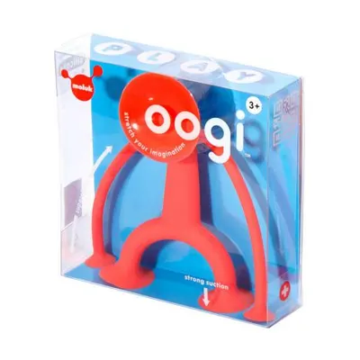 Oogi (rosu) - Omuletul flexibil cu ventuze