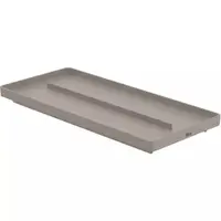 Tava baie Roca Ona A817670C80, pe blat, 350 x 158 mm, plastic, Bej mat
