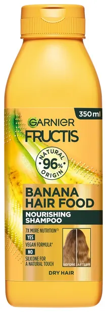 Garnier Fructis Hair Food Șampon hrănitor cu banane, 350 ml