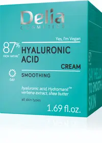 Crema de fata cu Acid Hyaluronic, 50ml, Delia Cosmetics
