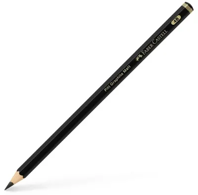 Creion grafit Faber-Castell Pitt - 4B, Mat