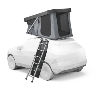Cort auto cu prindere pe plafon, Thule, Widesky, pentru 2 persoane, Ashland Grey
