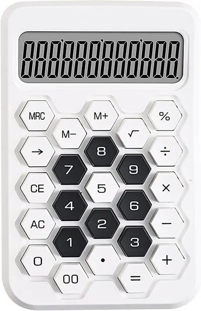 Calculator B-Max Color - Hexagon, 12 cifre, sortiment