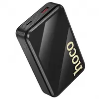 Baterie Externa HOCO Q37A, 20000mAh, 22.5W, QC + PD, 1 x Lightning - 1 x USB-A - 2 x USB-C, Neagra