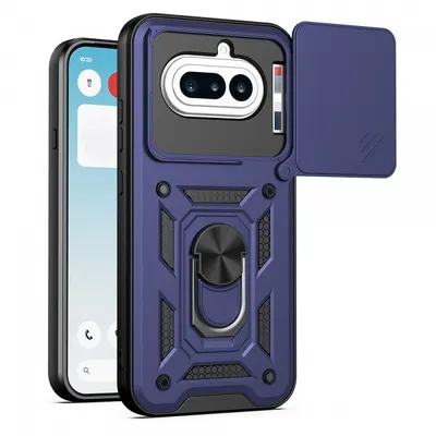 Husa pentru Nothing Phone (4a), Techsuit, CamShield, Albastra