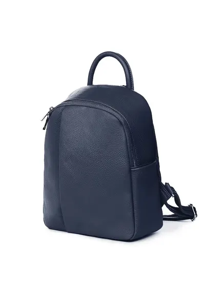 Rucsac din piele naturala Angelo - Bleumarin