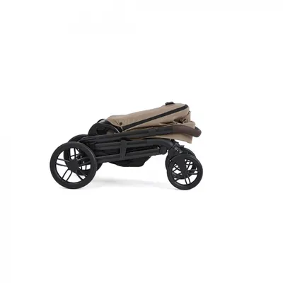 Carucior pentru copii multifunctional 3 in 1 Joie Chrome 2 Cashew (Carucior Chrome 2 Cashew + Landou Chrome Cashew + scoica i-Snug Cashew)