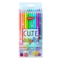 Creioane color pastel, 12culori/set, Daco