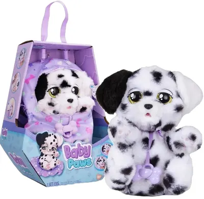 Puieș de câine interactiv IMC Toys Baby Paws - dalmatian