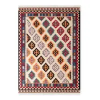 Covor roșu reversibil, țesut manual din lână 120x170 cm Kamal Kian – Nouristan