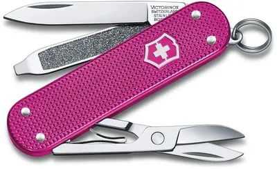 Cuțit de buzunar elvețian Victorinox - Classic Alox, Flamingo Party