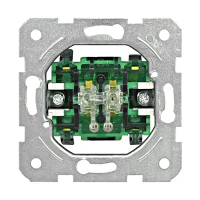 Insert buton comandă jaluzele, 10A, cleme elastice