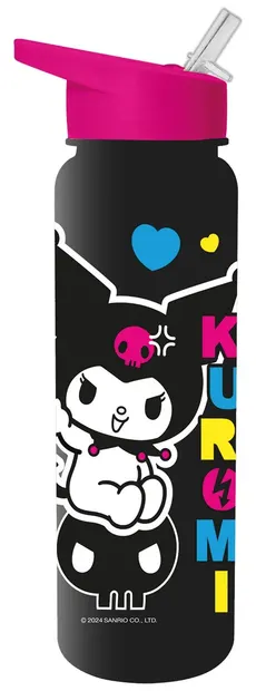 Sticlă de apă Pyramid Animation: Sanrio - Kuromi (Punk Vibes)