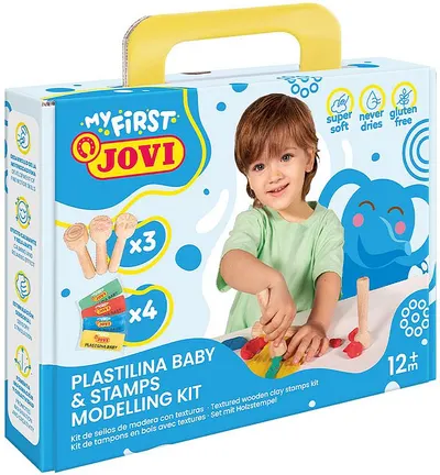 Set pentru modelaj Jovi Baby - Ștampile și plastilină